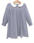 Lottie Dress -  Navy Stripe