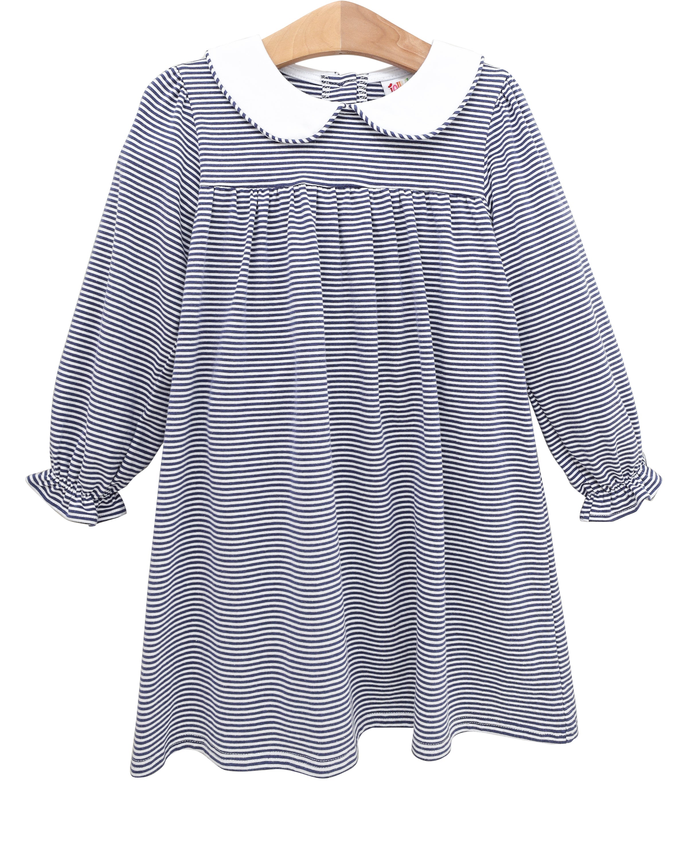 Lottie Dress -  Navy Stripe