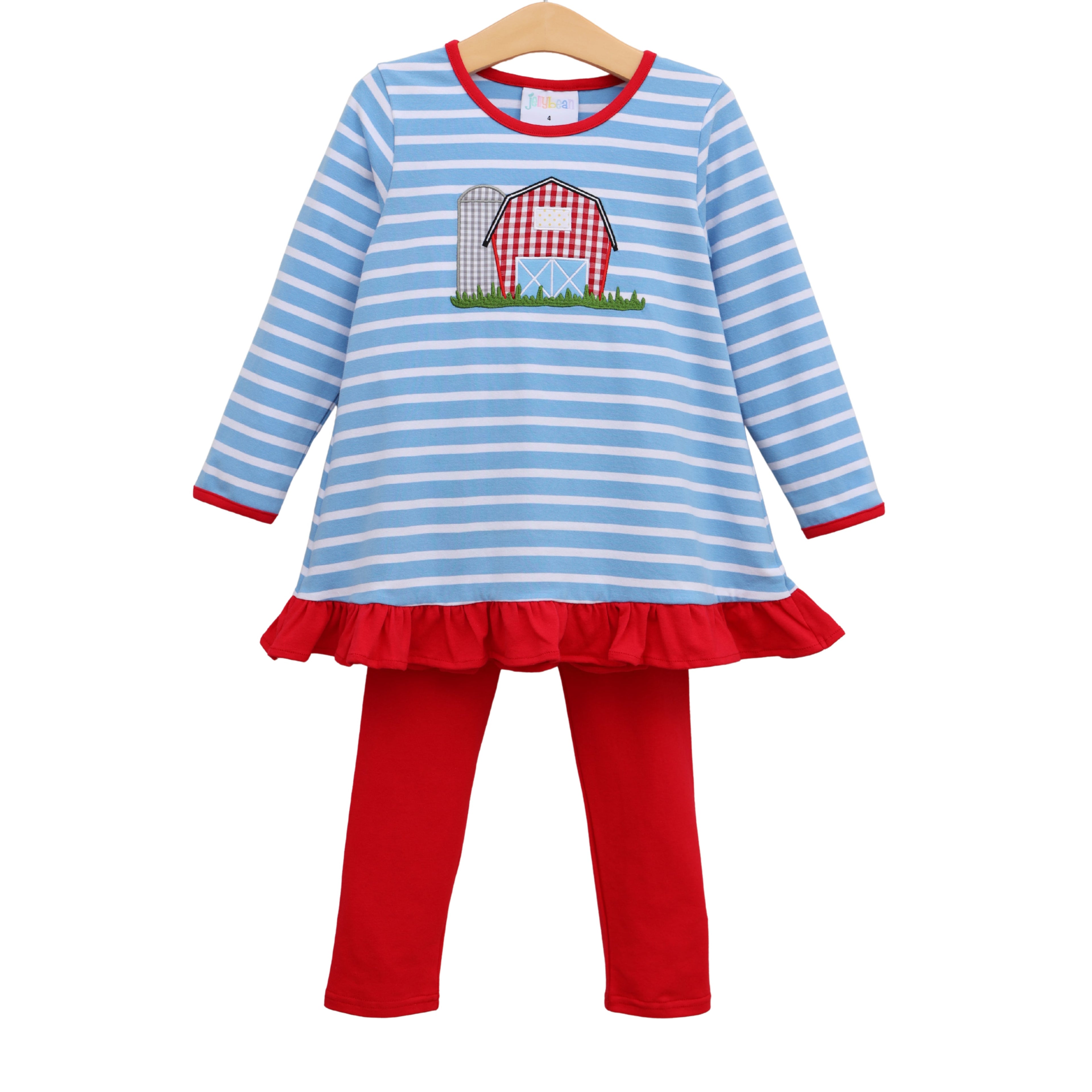 On The Farm Ruffle Pant Set