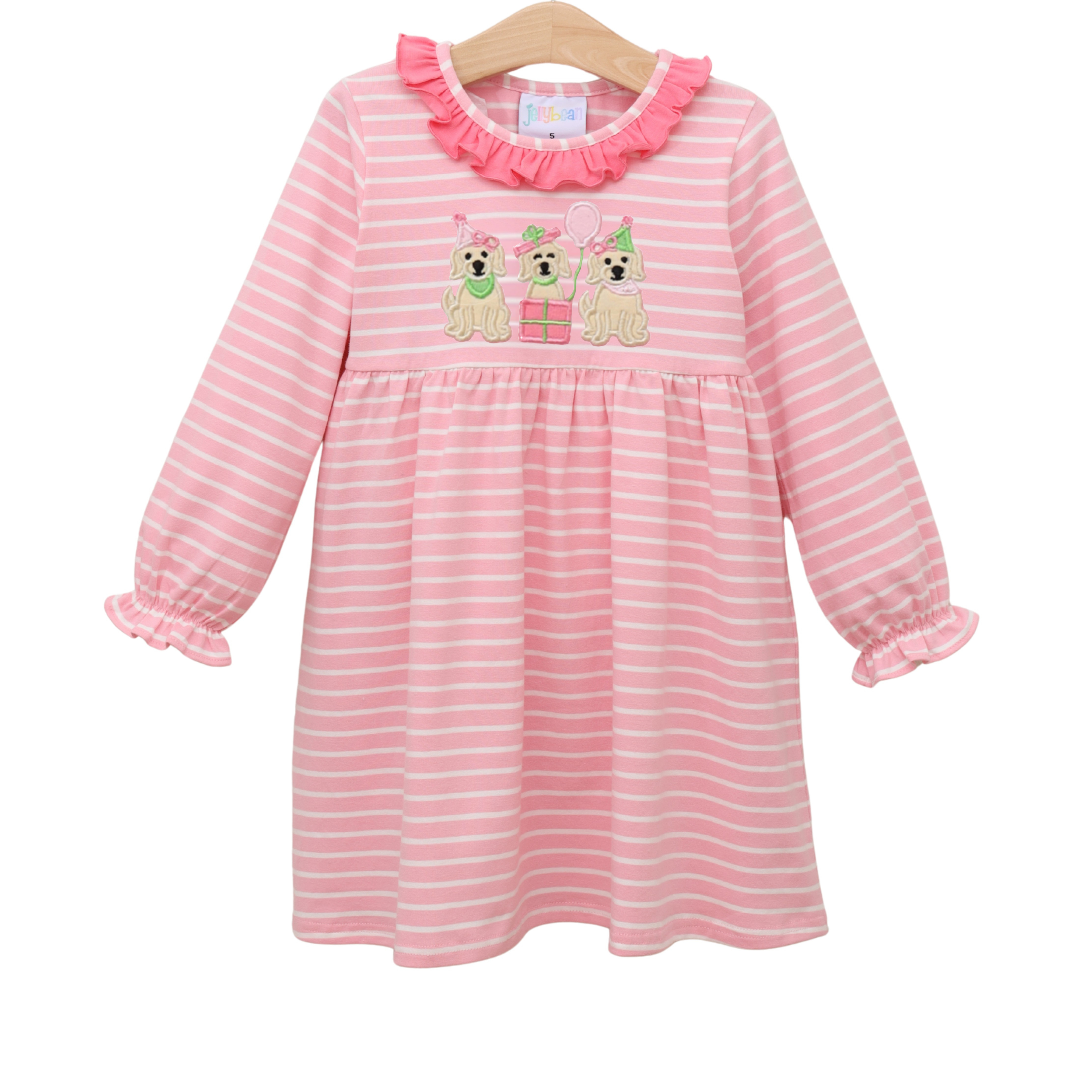 Puppy Party Ruffle Dress