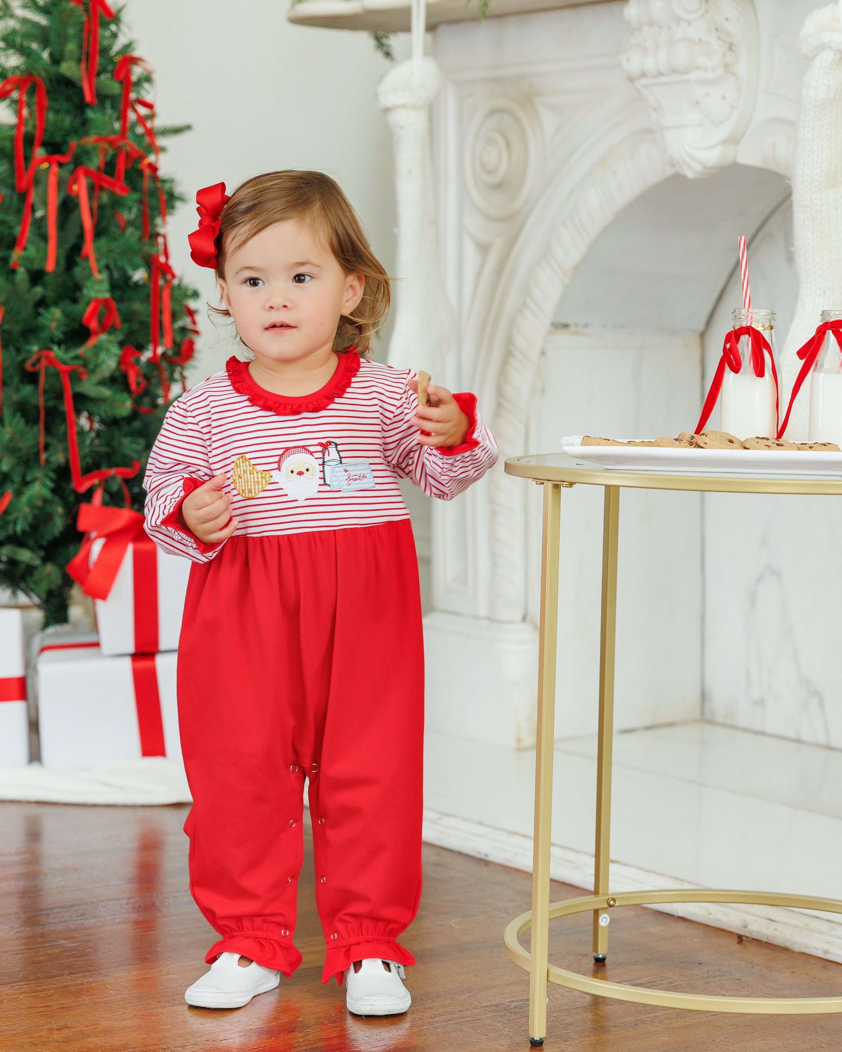 Santa’s Treats Ruffle Romper