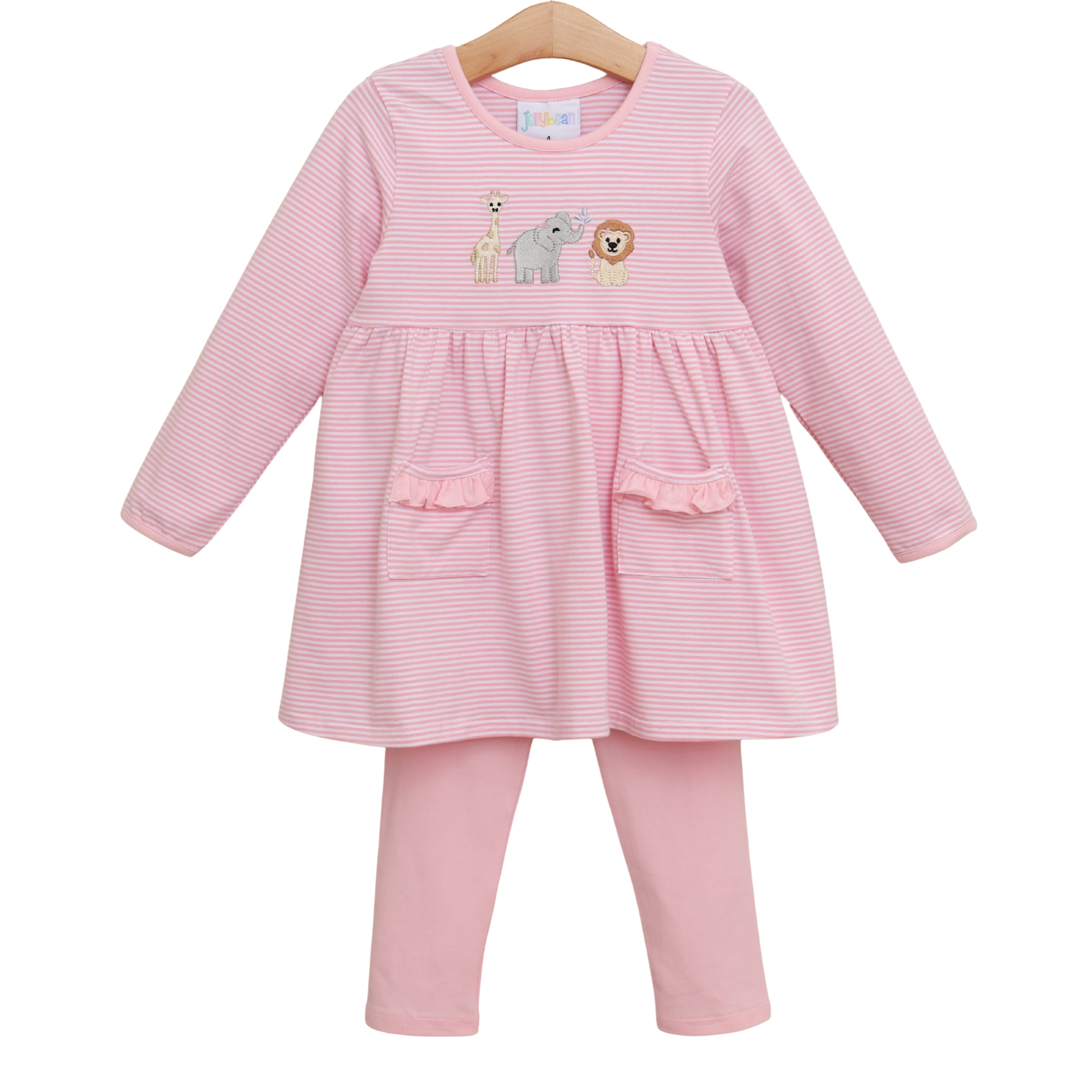 Zoo Crew Ruffle Pocket Pants Set