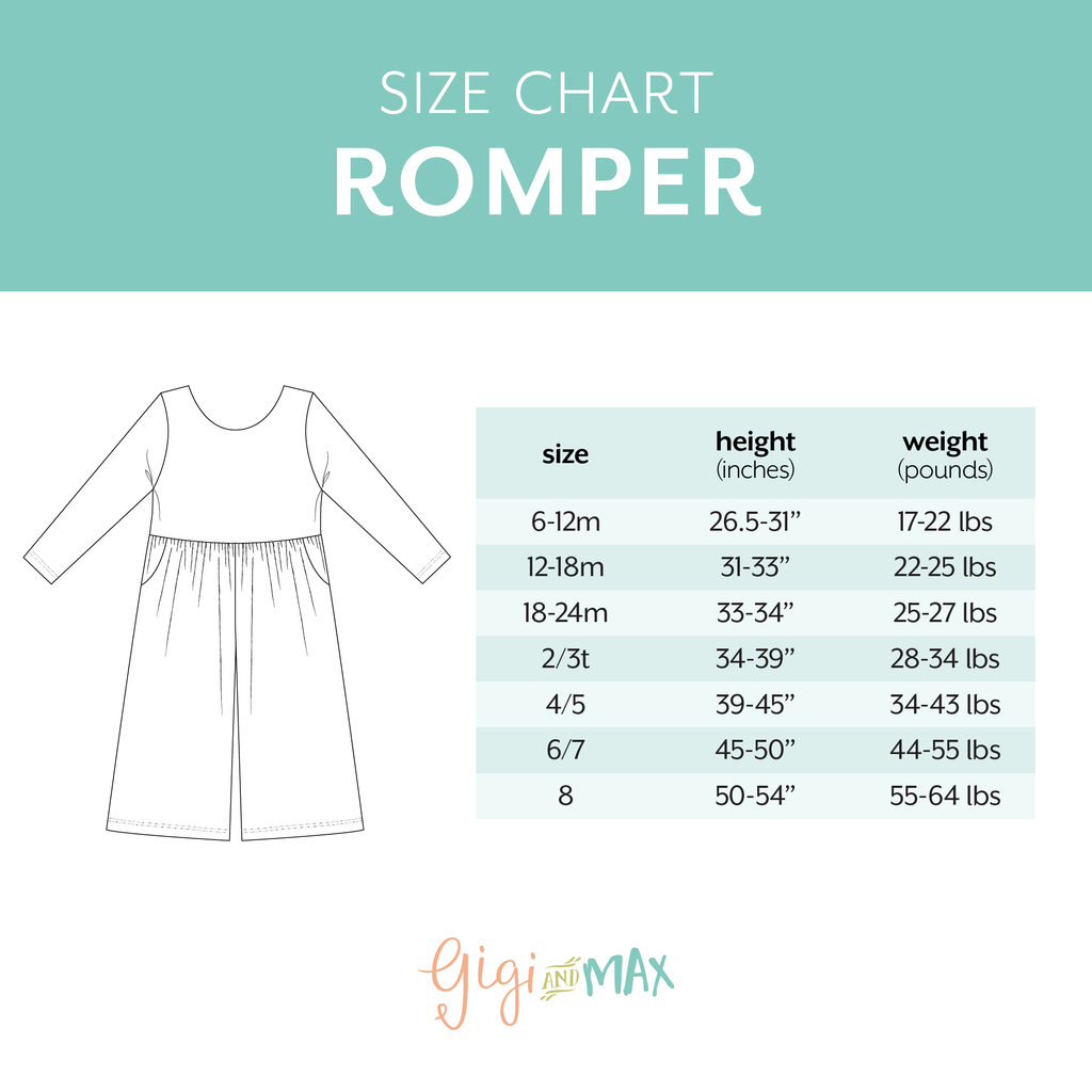 Savannah WIDE LEG ROMPER Bamboo Floral Kids Clothing Outfit