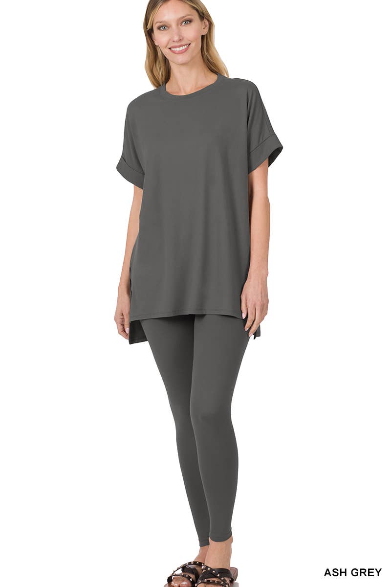 Microfiber Soft Loungewear Set - Zenana