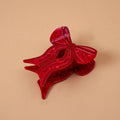 Shape Up Claw Clip-Red Bow