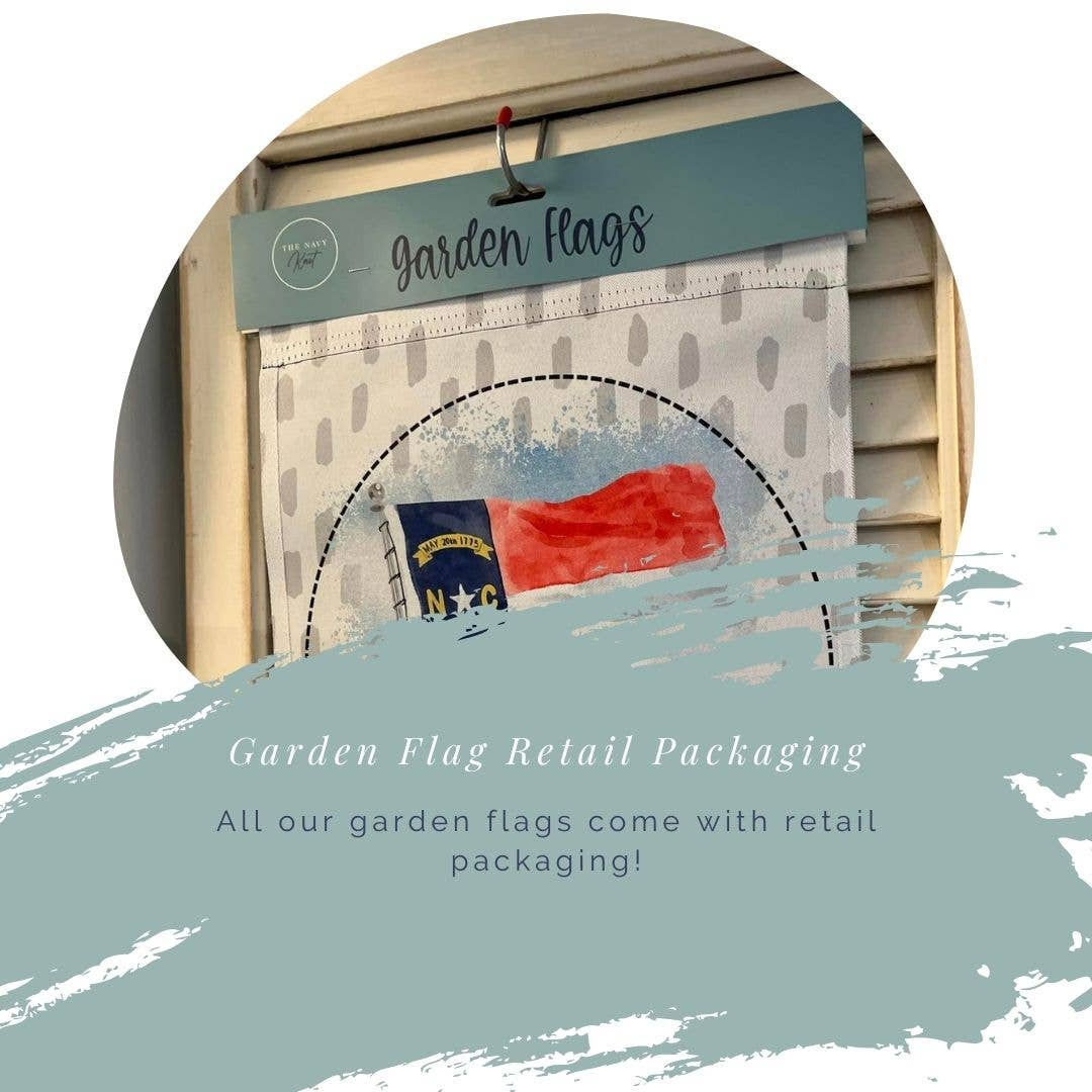 Fall Garden Flag - Welcome with Brown Background