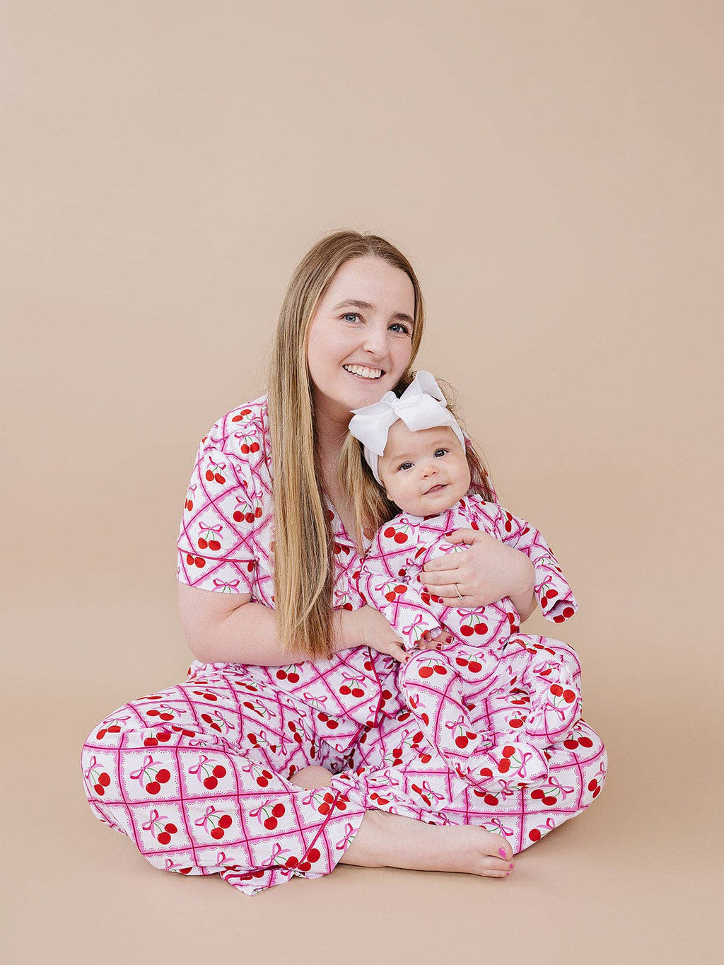 Bamboo Women's Pajamas | Cherry Bow