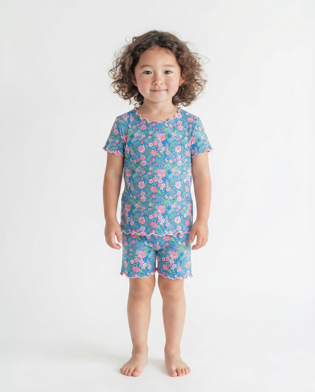 Blue Lagoon Bamboo Boys Girls Infants Short Sleeve PJs-C