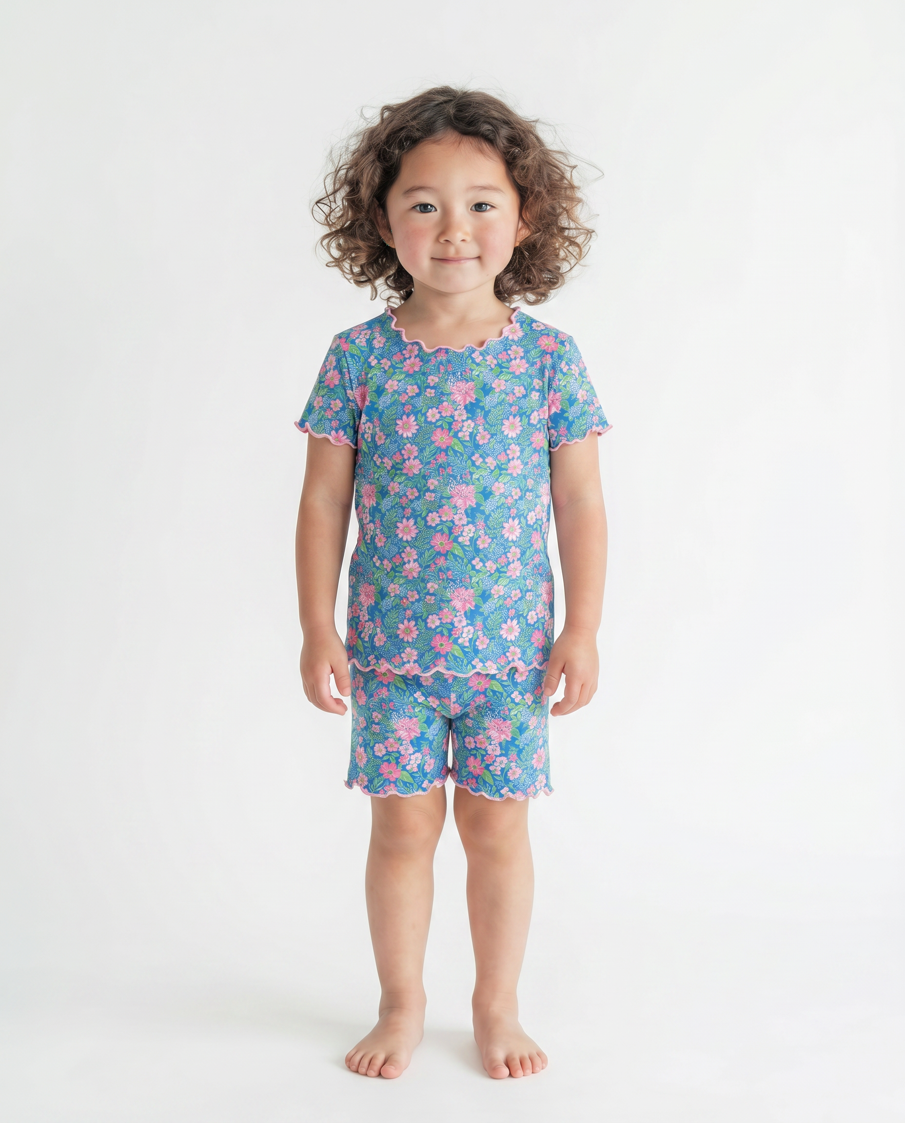 Blue Lagoon Bamboo Boys Girls Infants Short Sleeve PJs-C