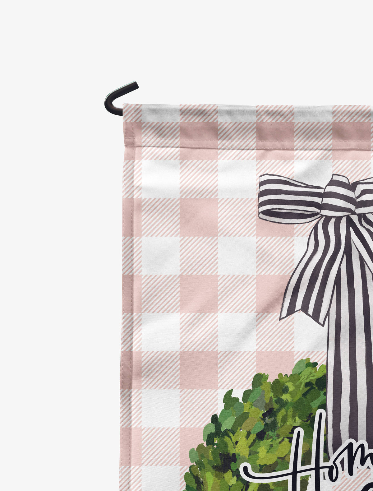 Fall Garden Flag - Welcome with Brown Background