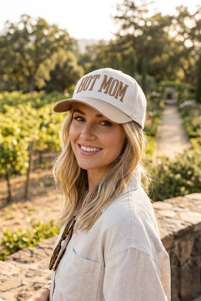 Hot Mom Two Tone Snapback Hat Zenana