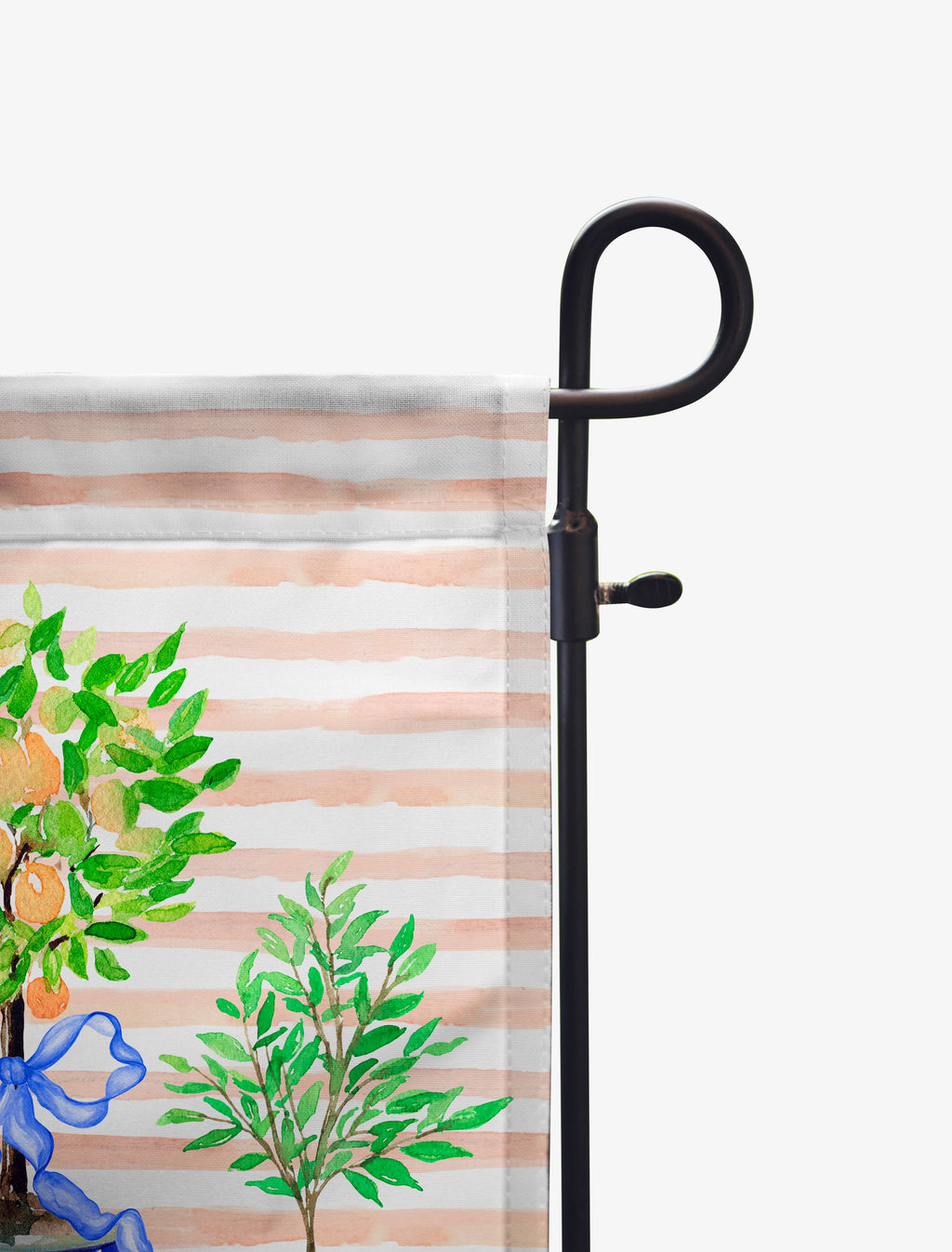 Fall Garden Flag - Welcome with Brown Background
