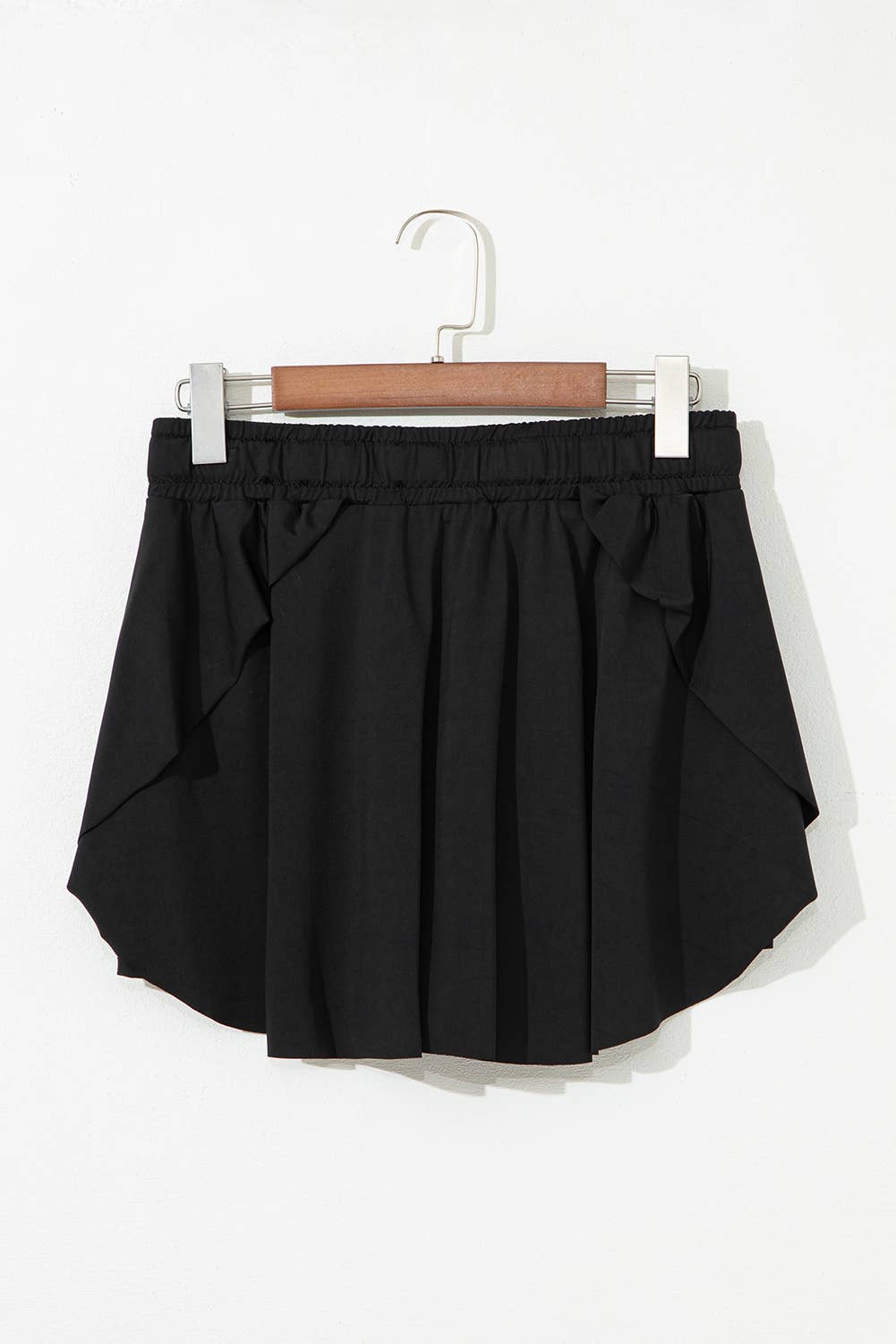 Drawstring Elastic Waistband Lined Tennis Skorts