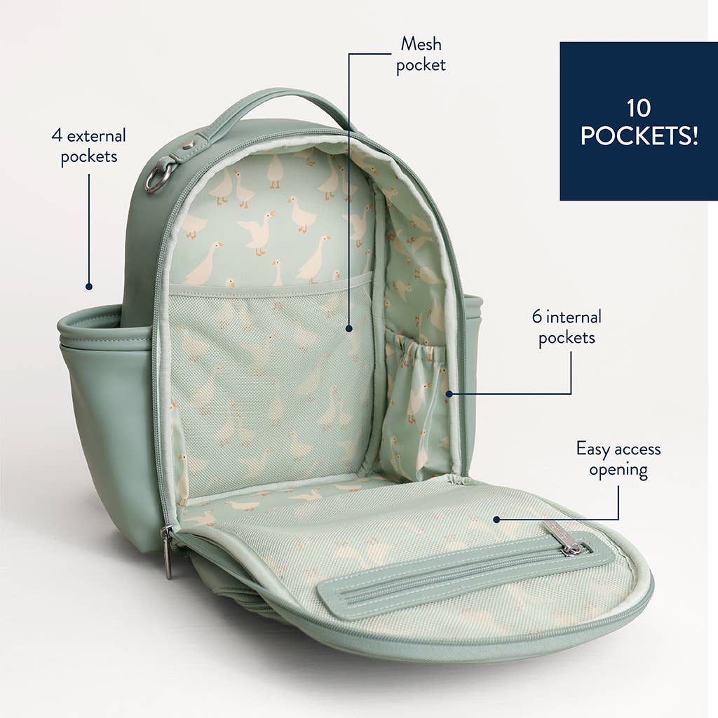 Itzy Mini Plus™ Silly Goose Sage Toddler Backpack