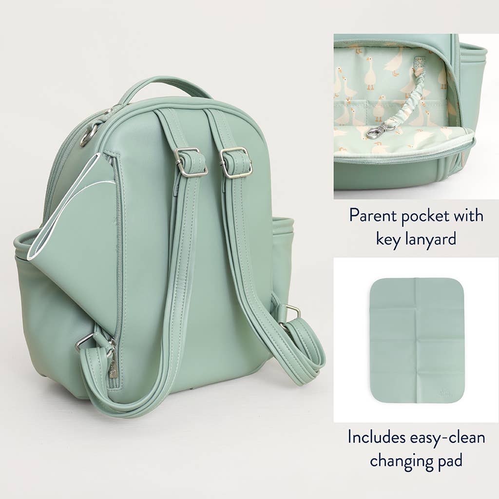 Itzy Mini Plus™ Silly Goose Sage Toddler Backpack