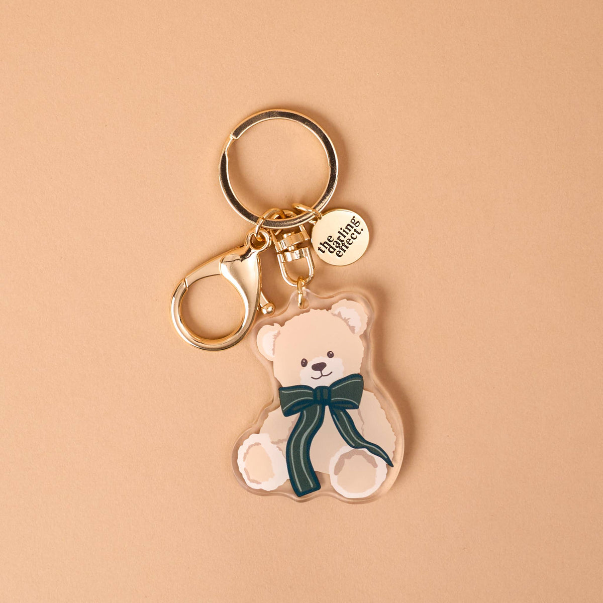 Theo Teddy Bear Acrylic Keychain